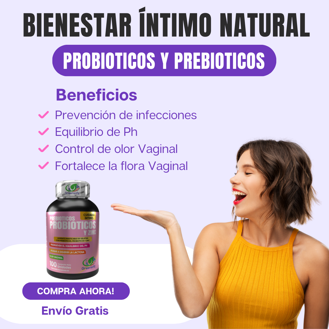 NUEVOS PROBIOTICOS PREBIOTICOS PARA EL BIENESTAR ÍNTIMO FEMENINO