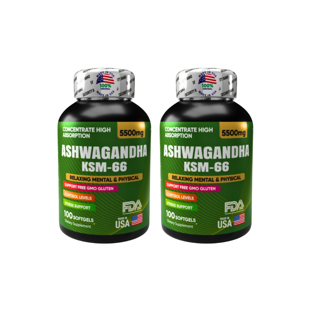 ASHWAGANDHA 5500mg con KSM-66