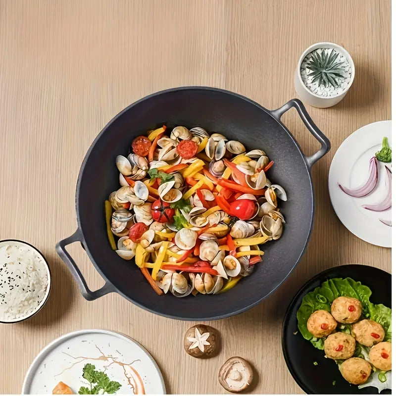 Caldero - Wok De Hierro Fundido 32cm