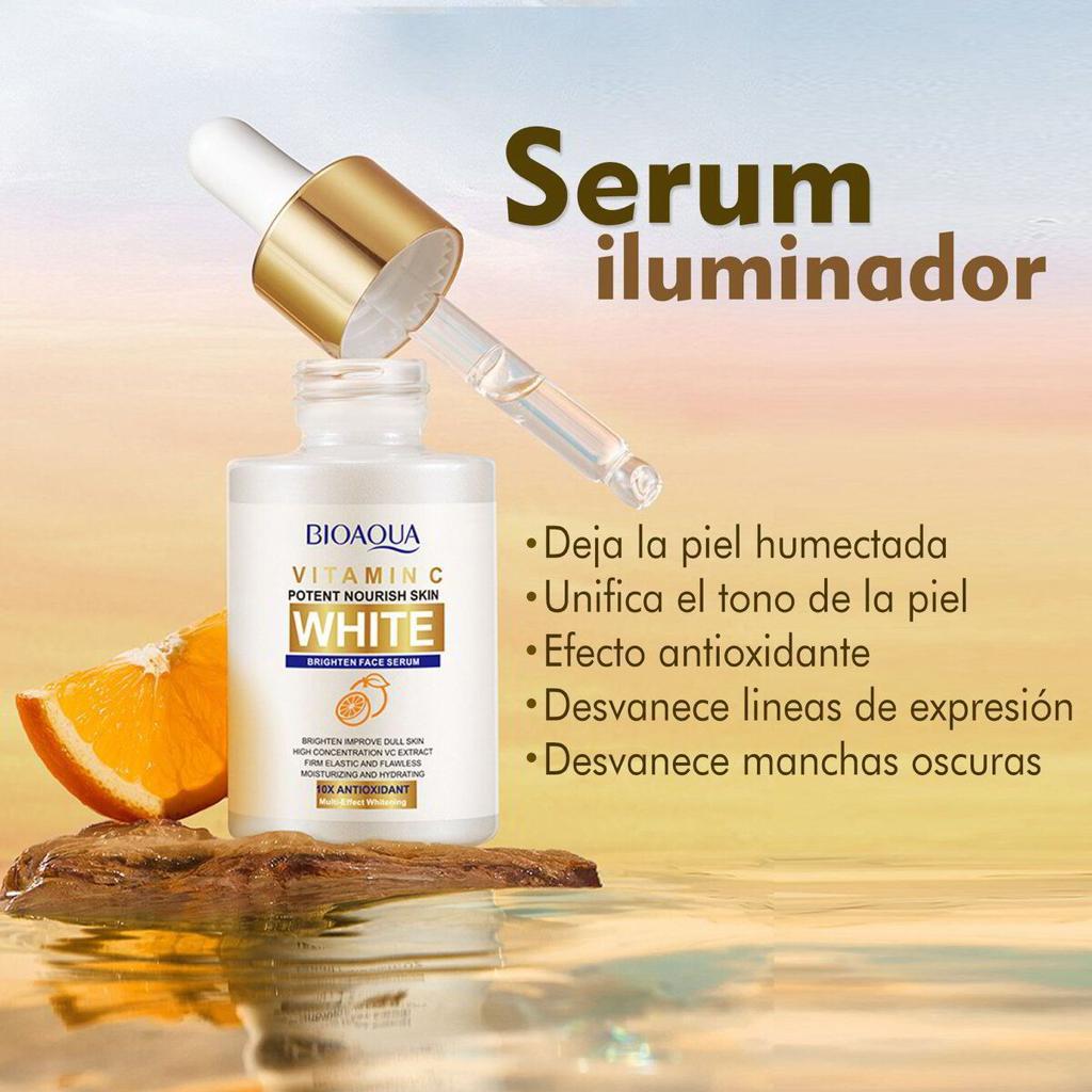 Kit Facial Bioaqua: Limpiador, Hidratación y Protector