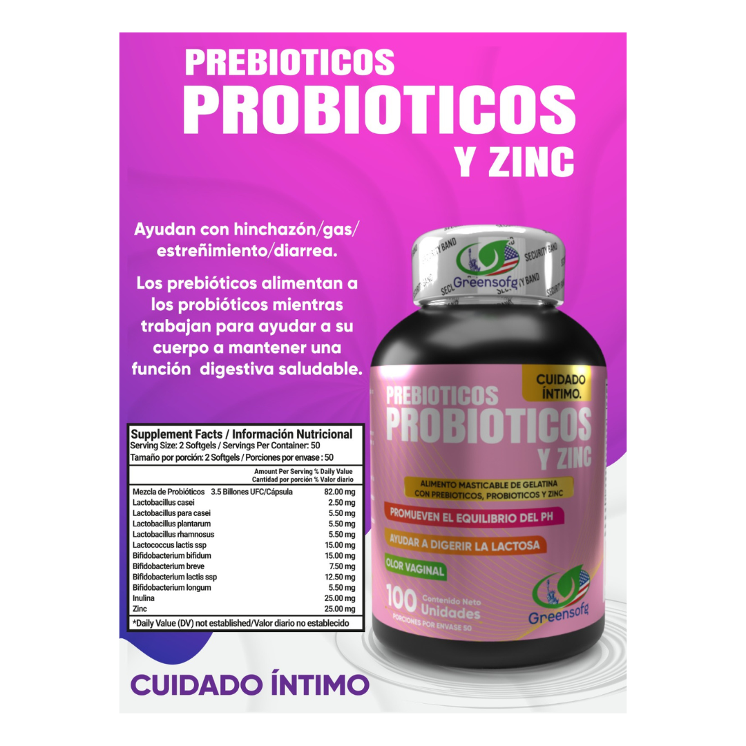 NUEVOS PROBIOTICOS PREBIOTICOS PARA EL BIENESTAR ÍNTIMO FEMENINO