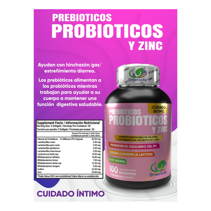 NUEVOS PROBIOTICOS PREBIOTICOS PARA EL BIENESTAR ÍNTIMO FEMENINO