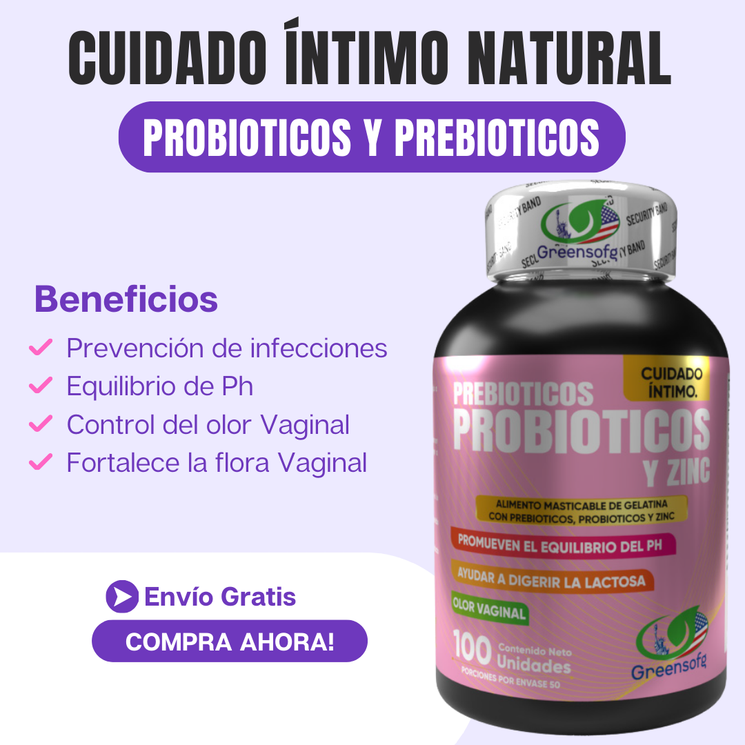 NUEVOS PROBIOTICOS PREBIOTICOS PARA EL BIENESTAR ÍNTIMO FEMENINO