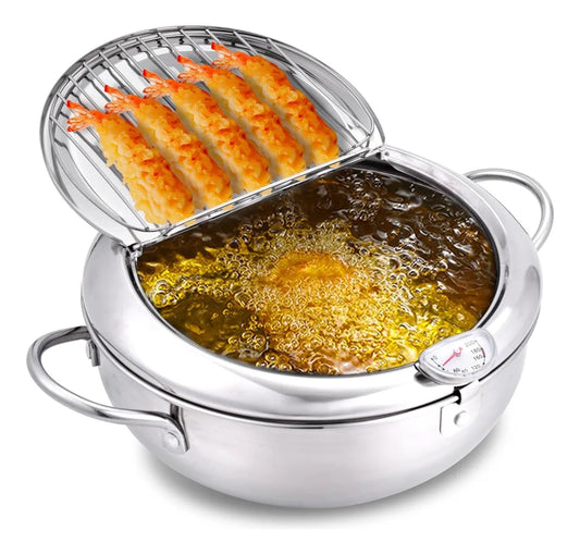 Olla para freir con control de temperatura