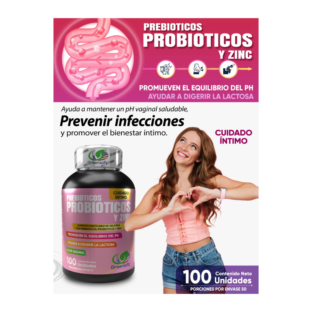 NUEVOS PROBIOTICOS PREBIOTICOS PARA EL BIENESTAR ÍNTIMO FEMENINO