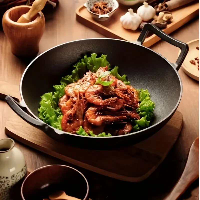 Caldero - Wok De Hierro Fundido 32cm