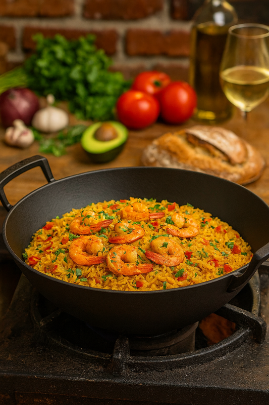 Caldero - Wok De Hierro Fundido 32cm