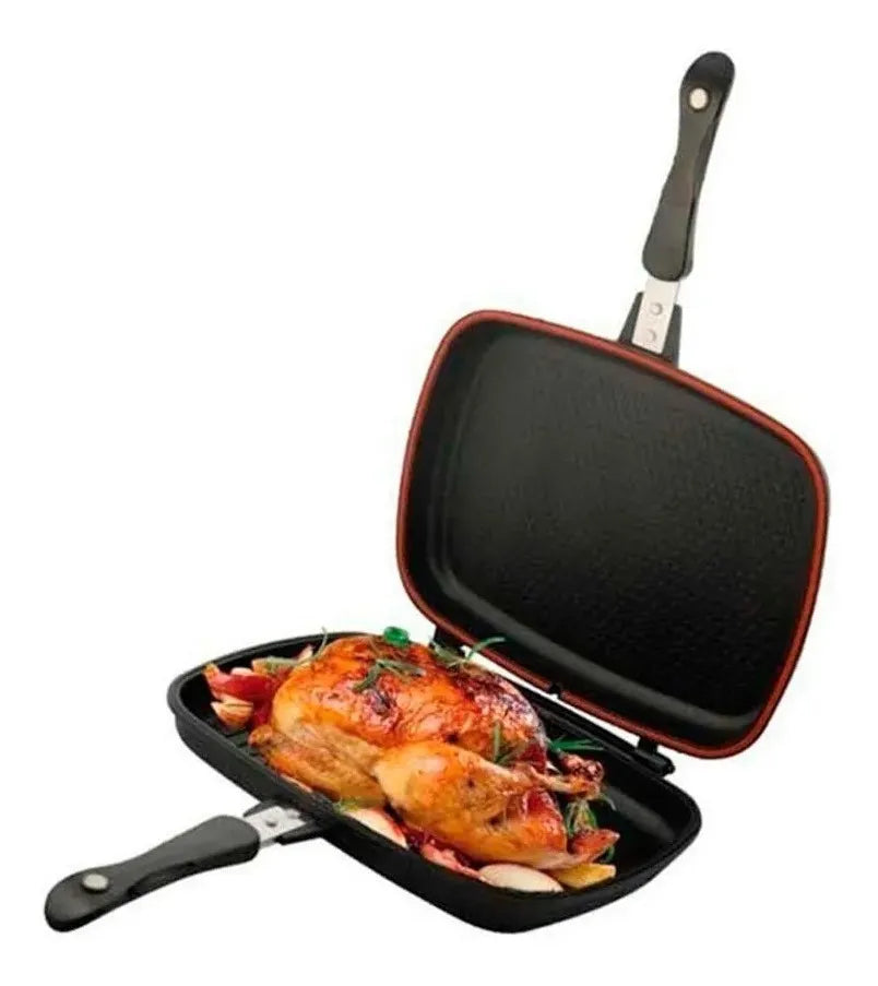 Sartén Doble Parrilla Antiadherente Dessini Italy