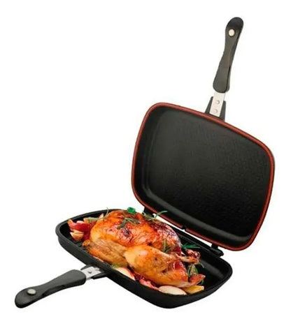 Sartén Doble Parrilla Antiadherente Dessini Italy
