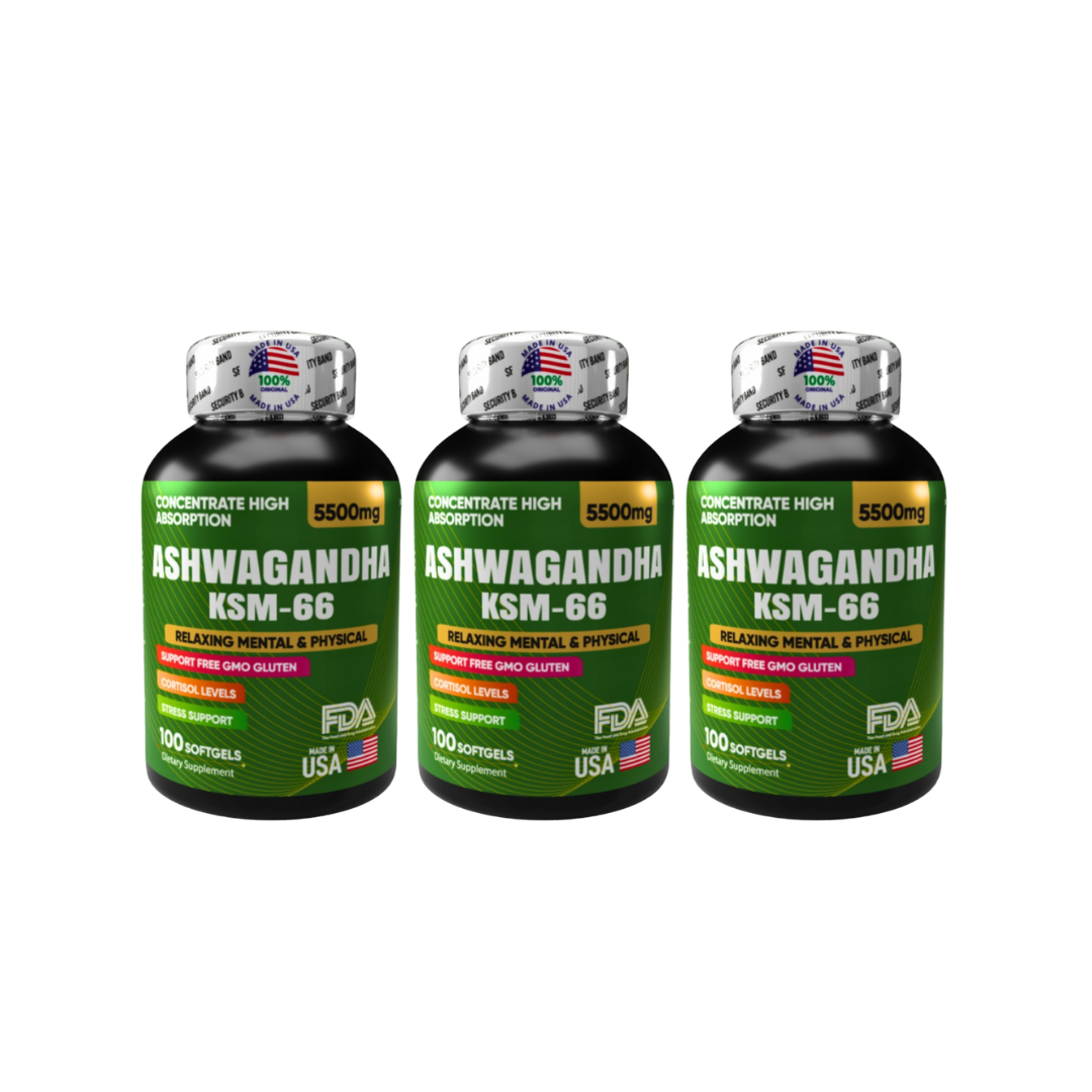 ASHWAGANDHA 5500mg con KSM-66