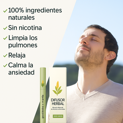 Difusor Herbal RIXE™ La salida del cigarrillo y el vape que tu cuerpo estaba esperando