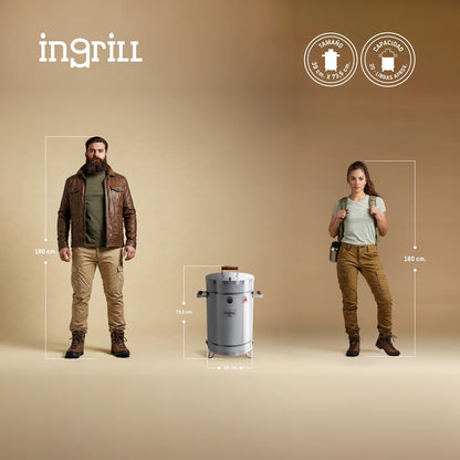 Barril Ahumador Basik Mediano - InGrill