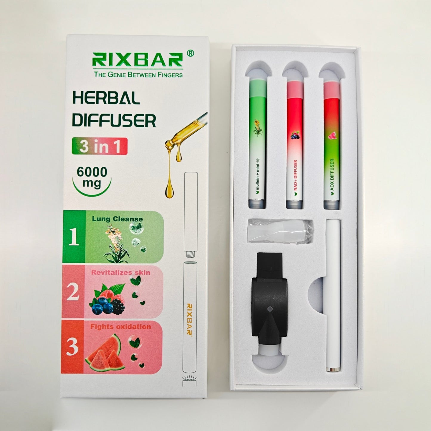 3 Pack RIXE - DIFUSOR HERBAL 100% NATURAL