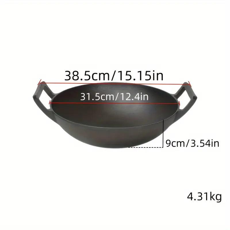 Caldero - Wok De Hierro Fundido 32cm