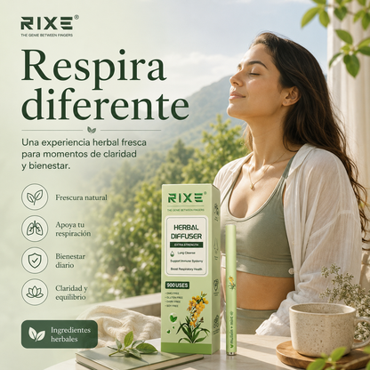 Difusor Herbal RIXE™ La salida del cigarrillo y el vape que tu cuerpo estaba esperando