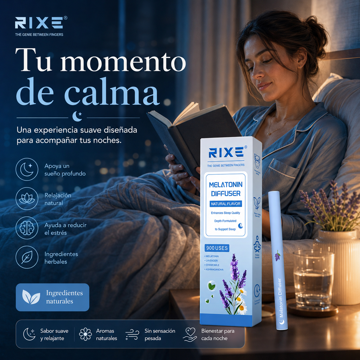 Difusor Herbal RIXE™ La salida del cigarrillo y el vape que tu cuerpo estaba esperando